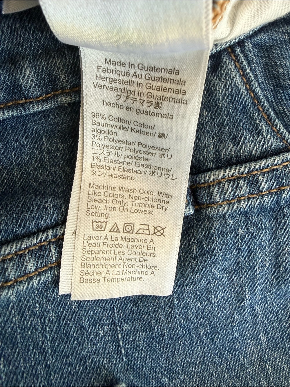 J. Crew Button Fly Denim Mini Skirt 31 - Picture 4 of 5